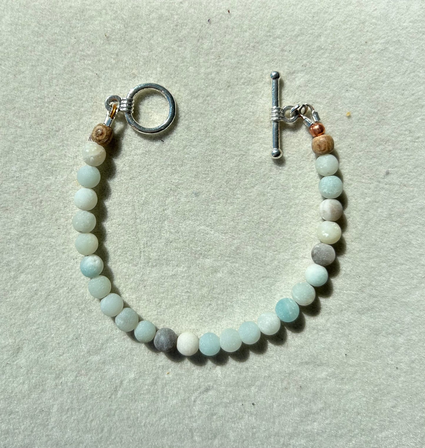 Amazonite 4mm Matte Bracelet