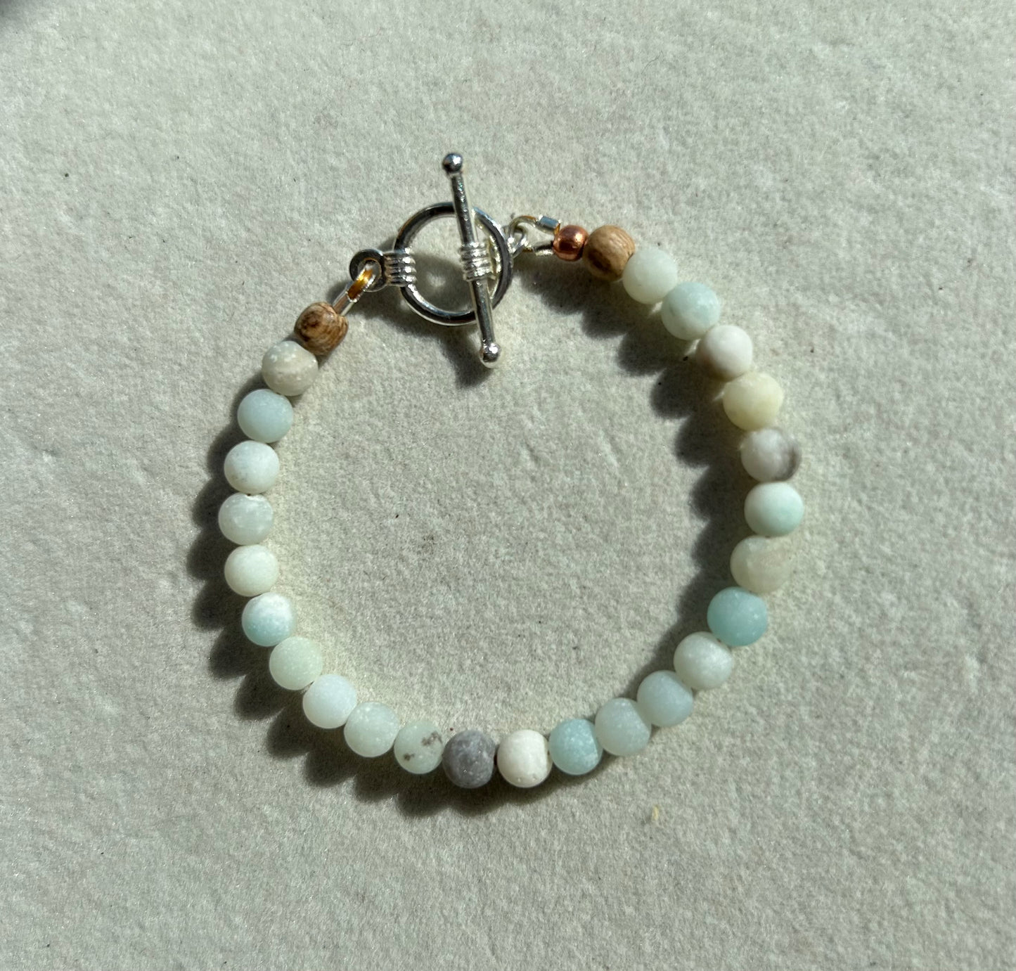 Amazonite 4mm Matte Bracelet