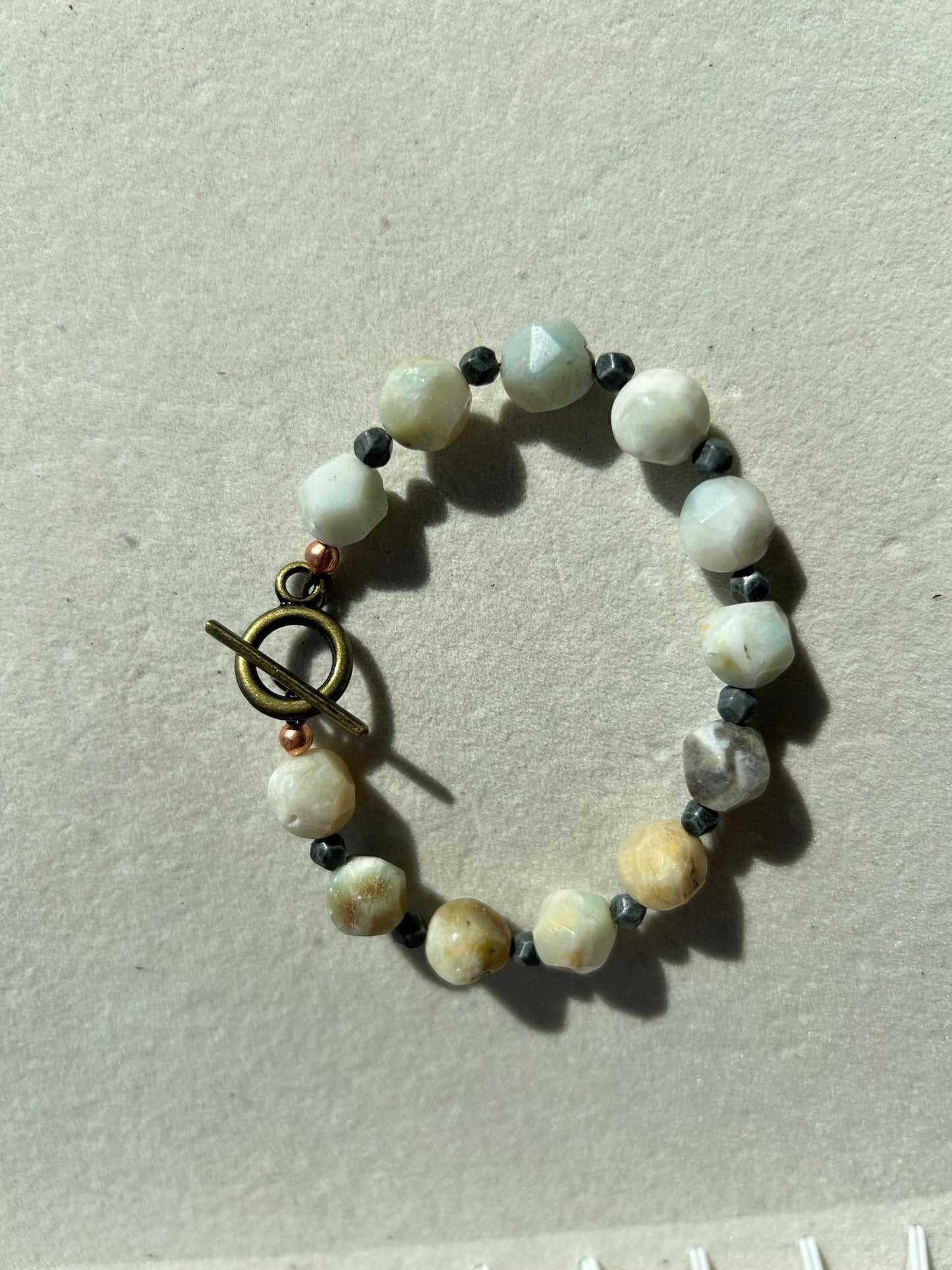 Amazonite Octagonal Bracelet