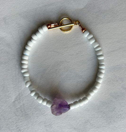 Amethyst Cluster Bracelet