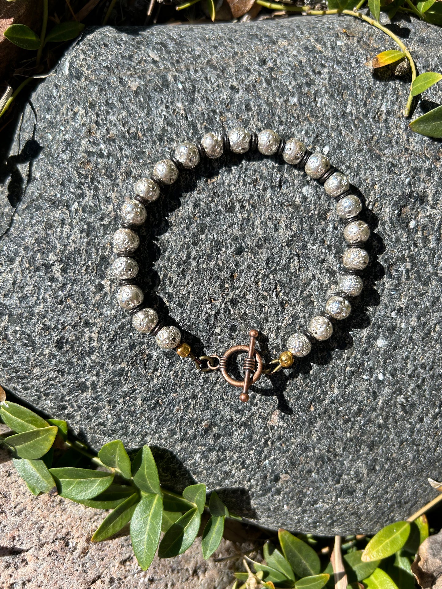 Silver Lava Bracelet