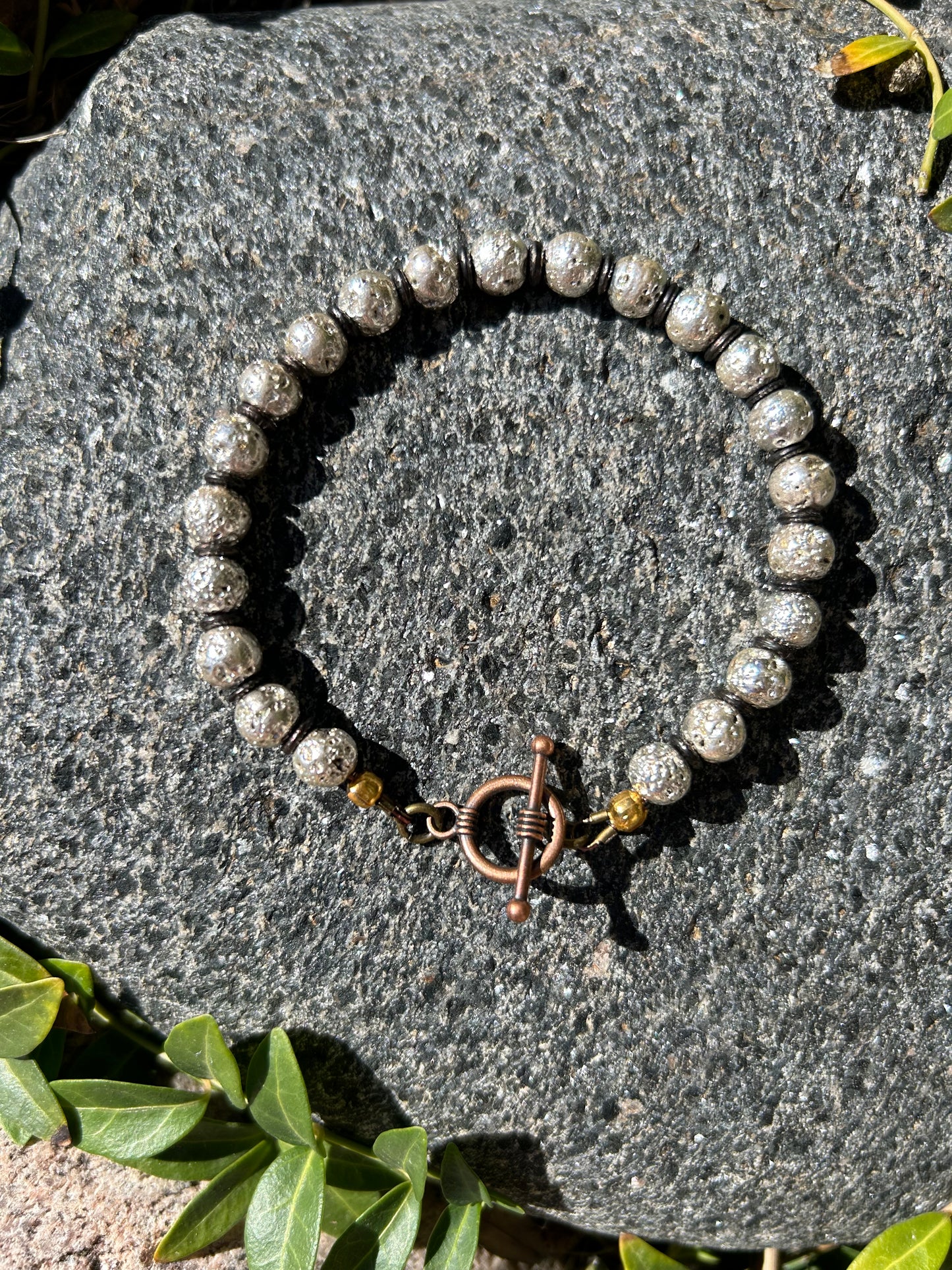 Silver Lava Bracelet