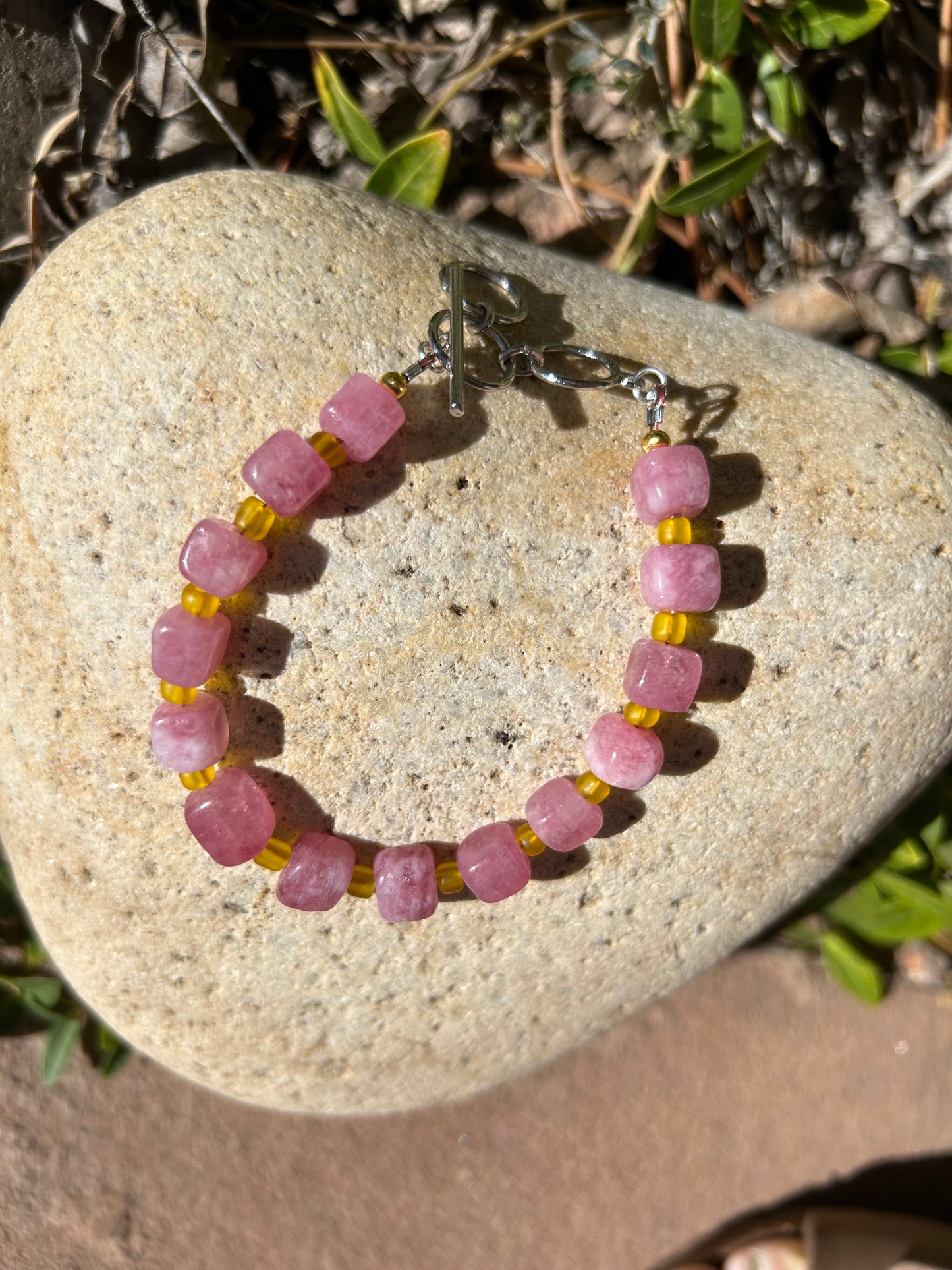 Strawberry Quartz Bracelet