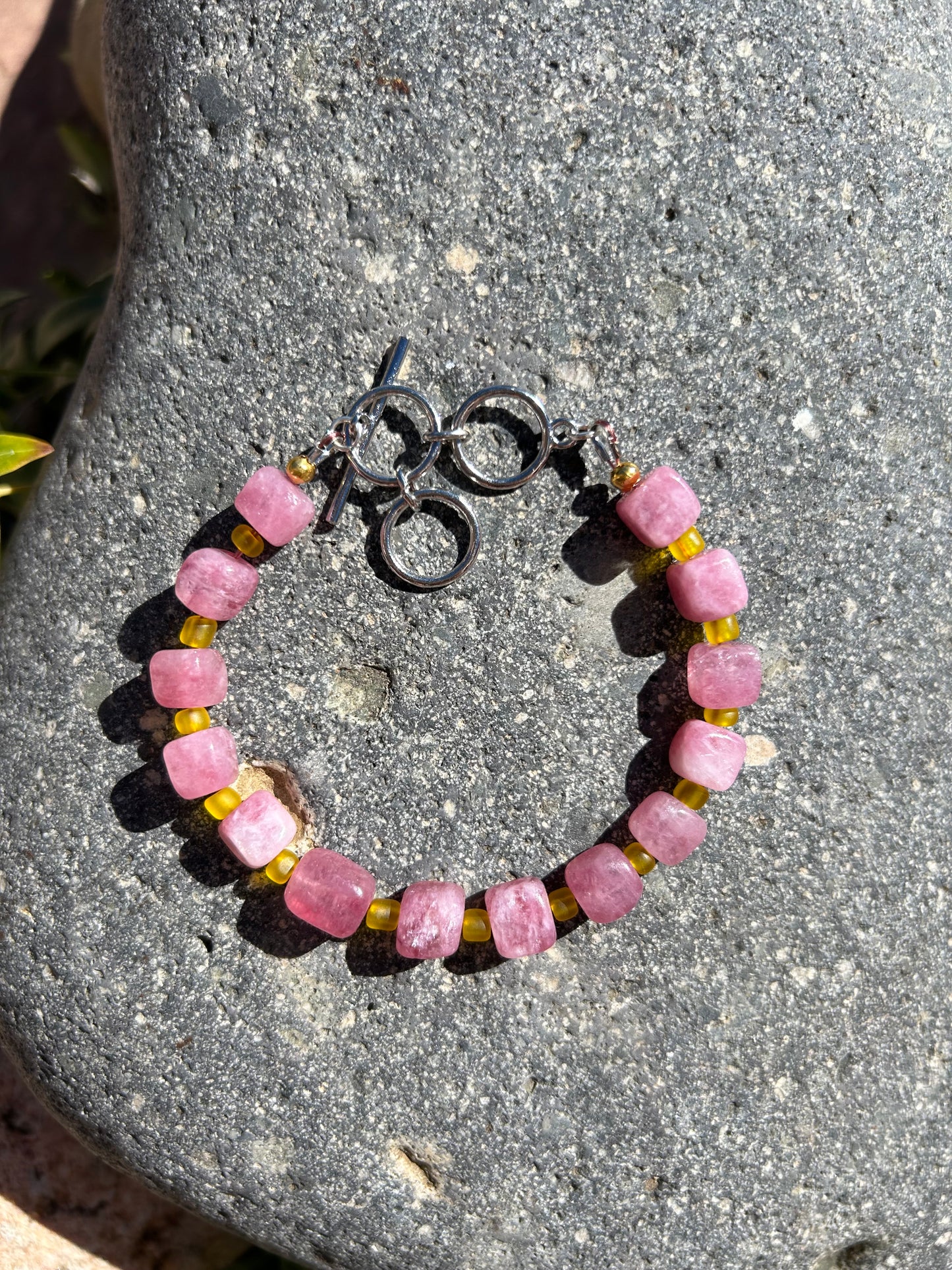 Strawberry Quartz Bracelet