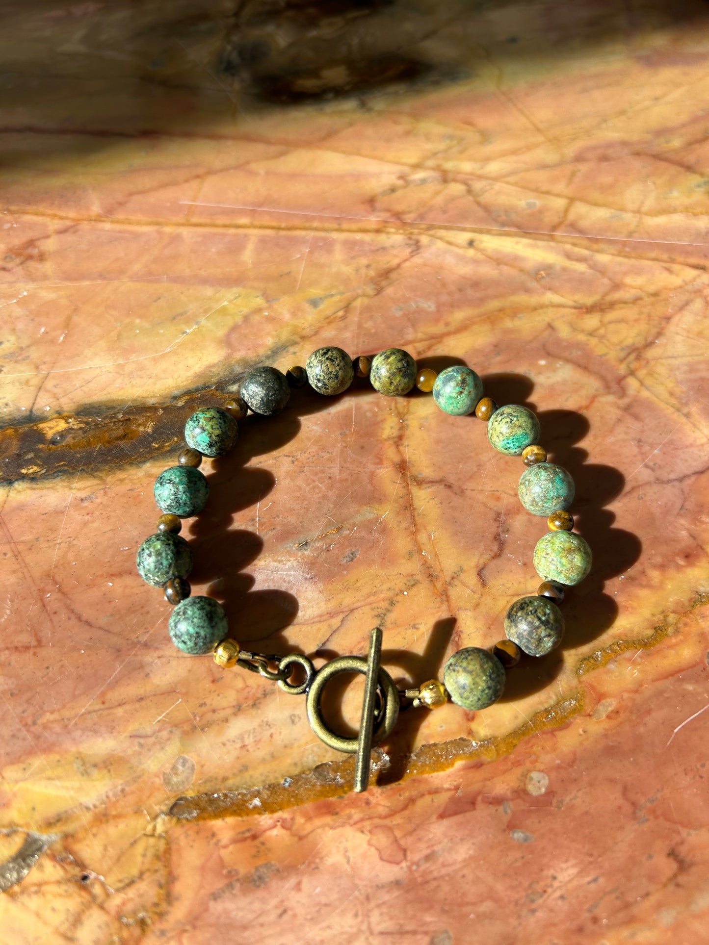 Turquoise & Tiger Eye (L)