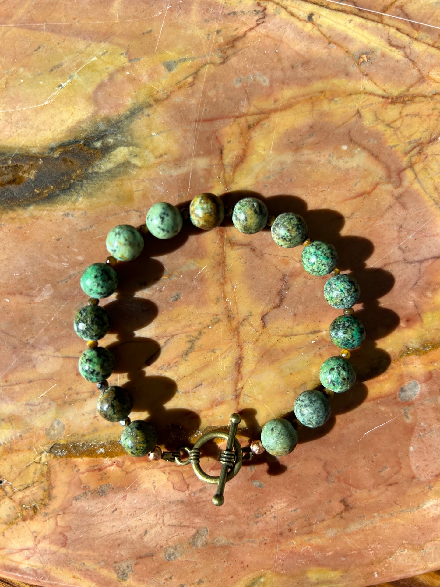 Turquoise & Tiger Eye Bracelet (M)