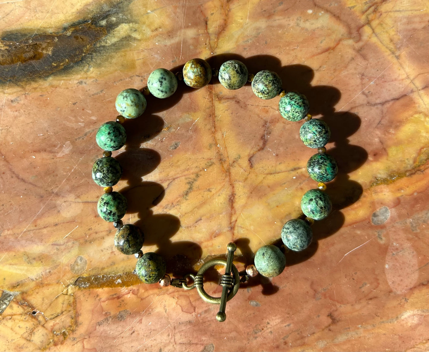 Turquoise & Tiger Eye Bracelet (M)