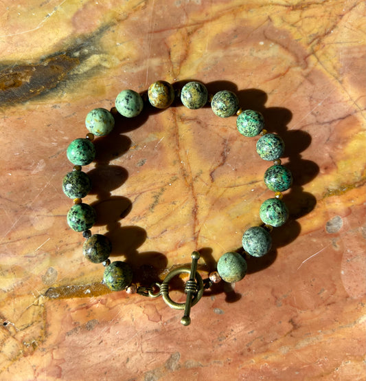 Turquoise & Tiger Eye Bracelet (M)