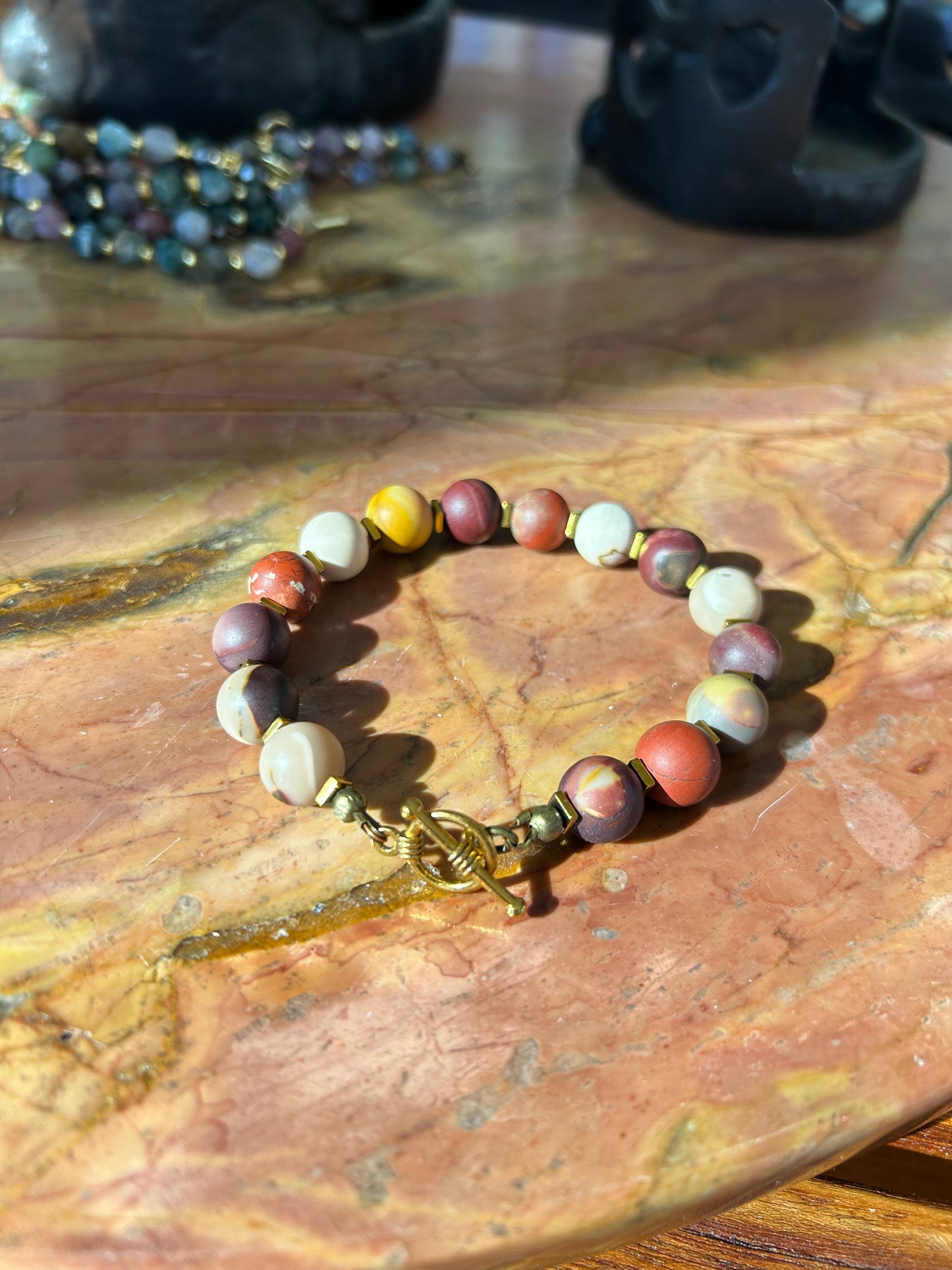 Mookite & Gold Hematite