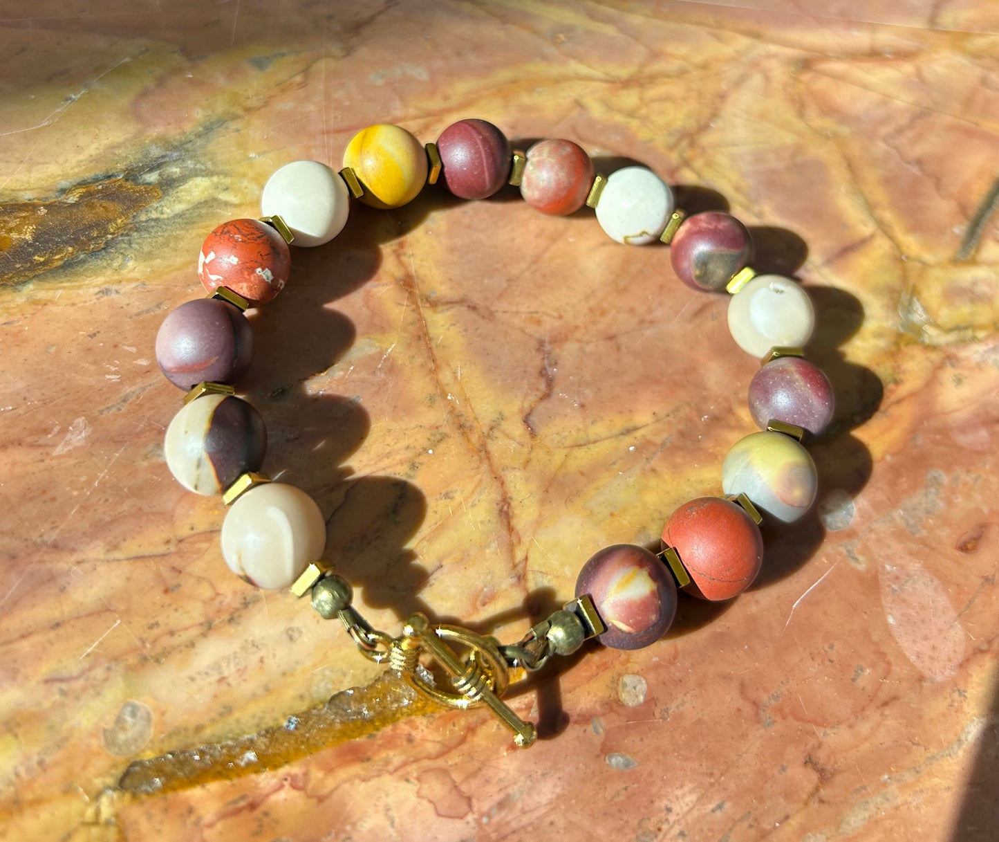 Mookite & Gold Hematite