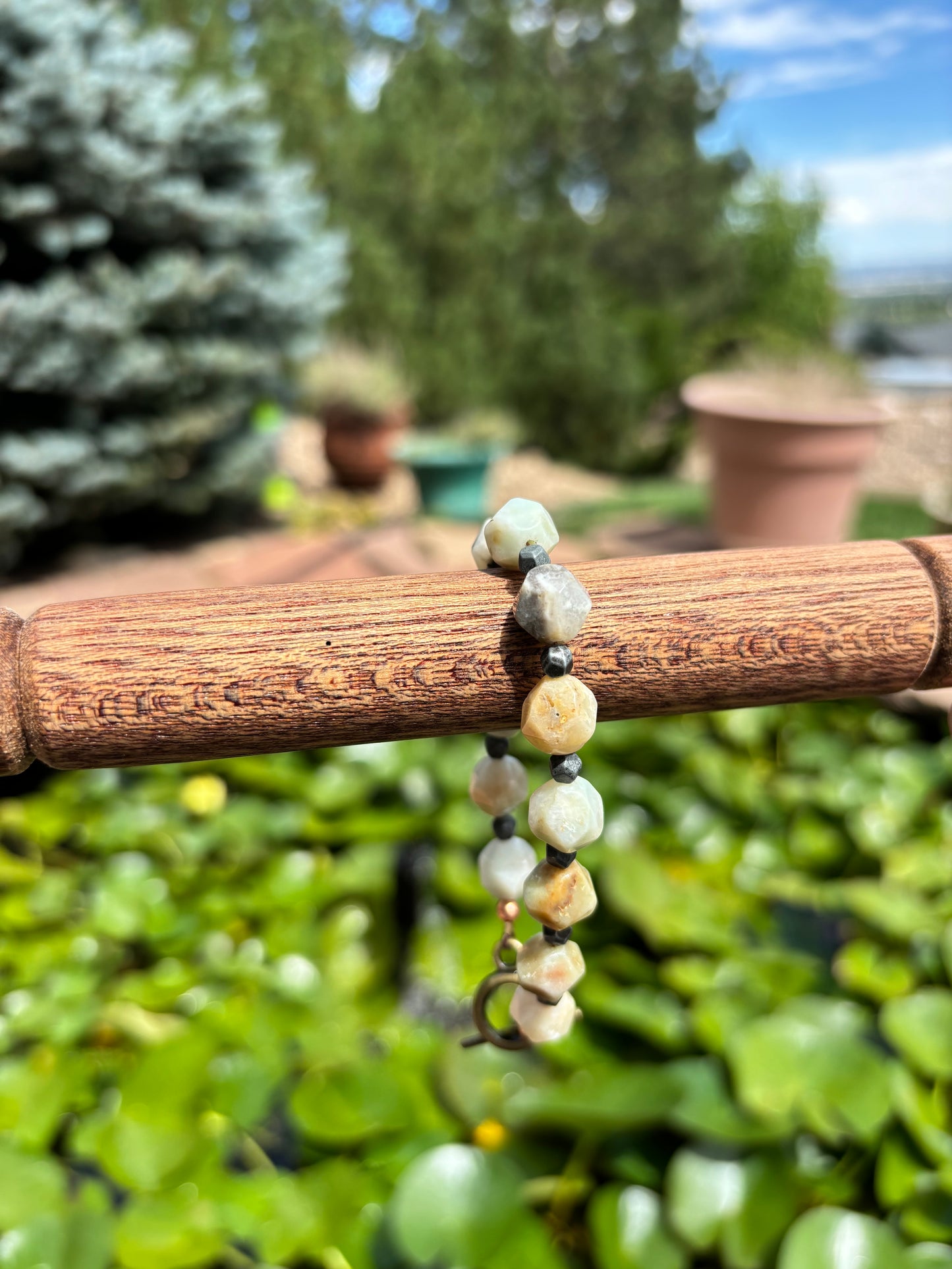 Amazonite Octagonal Bracelet