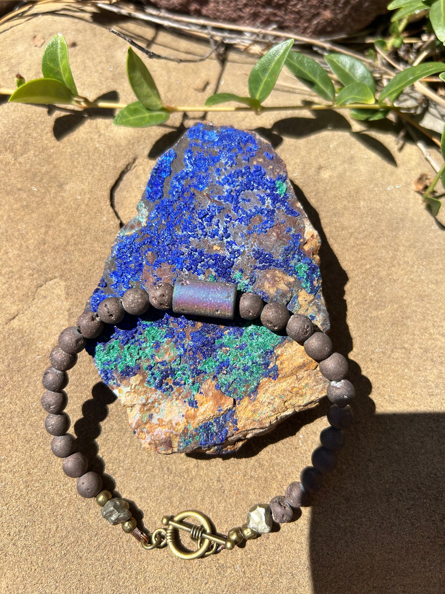 Druzy Agate 6mm Bracelet